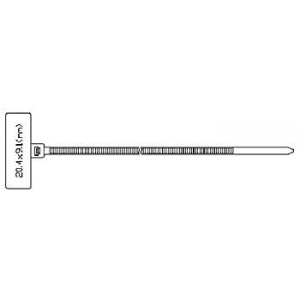 Hyperline GTK-110MC Стяжка нейлоновая неоткрывающаяся, безгалогенная (halogen free), 110x2.5 мм, полиамид 6.6, -40°C - +85°C, с площадкой для маркера (100 шт) Hyperline GTK-110MC Стяжка нейлоновая неоткрывающаяся, безгалогенная (halogen free), 110x2.5 мм, полиамид 6.6, -40°C - +85°C, с площадкой для маркера (100 шт)