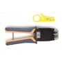 Hyperline HT-500 Инструмент обжимной для RJ-45, RJ-12, профессиональный Hyperline HT-500 Инструмент обжимной для RJ-45, RJ-12, профессиональный