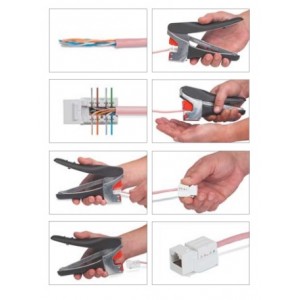 Hyperline HT-KJNE-TOOL Инструмент NE-TOOL для быстрой заделки модулей типа KJNE Hyperline HT-KJNE-TOOL Инструмент NE-TOOL для быстрой заделки модулей типа KJNE