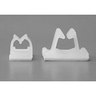 Hyperline HW-6AC Самоклеящийся кабельный зажим для кабеля д.6мм, площадка 8.8x10.8мм (100 шт)