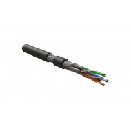 Hyperline ISFTP4-C6A-P23/7-SHF2-BK (500 м) Кабель для сетей Industrial Ethernet, категория 6A, 4x2x23 AWG, многопроволочные жилы (patch), S/FTP, SHF2, черный