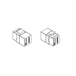 Hyperline KJ1-HDMI-AL18-WH Вставка формата Keystone Jack с проходным адаптером HDMI 2.0 (Type A), long body (29.7 мм), ROHS, белая Hyperline KJ1-HDMI-AL18-WH Вставка формата Keystone Jack с проходным адаптером HDMI 2.0 (Type A), long body (29.7 мм), ROHS, белая