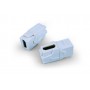 Hyperline KJ1-HDMI-AV18-WH Вставка формата Keystone Jack с проходным адаптером HDMI 2.0 (Type A), 90 градусов, ROHS, белая Hyperline KJ1-HDMI-AV18-WH Вставка формата Keystone Jack с проходным адаптером HDMI 2.0 (Type A), 90 градусов, ROHS, белая