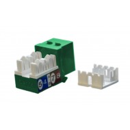 Hyperline KJ9-8P8C-C5e-90-GN Вставка Keystone Jack RJ-45(8P8C), категория 5e, зеленая