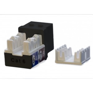 Hyperline KJ9-8P8C-C6-90-BK Вставка Keystone Jack RJ-45(8P8C), категория 6, черная Hyperline KJ9-8P8C-C6-90-BK Вставка Keystone Jack RJ-45(8P8C), категория 6, черная