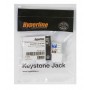 Hyperline KJ9-8P8C-C6-90-WH Вставка Keystone Jack RJ-45(8P8C), категория 6, белая Hyperline KJ9-8P8C-C6-90-WH Вставка Keystone Jack RJ-45(8P8C), категория 6, белая