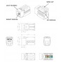Hyperline KJNE-8P8C-C5e-90-GY Вставка Keystone Jack RJ-45(8P8C), категория 5e, 110 IDC, заделка с помощью NE-TOOL, серая Hyperline KJNE-8P8C-C5e-90-GY Вставка Keystone Jack RJ-45(8P8C), категория 5e, 110 IDC, заделка с помощью NE-TOOL, серая
