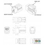 Hyperline KJNE-8P8C-C6-90-OR Вставка Keystone Jack RJ-45(8P8C), категория 6, 110 IDC, заделка с помощью NE-TOOL, оранжевая Hyperline KJNE-8P8C-C6-90-OR Вставка Keystone Jack RJ-45(8P8C), категория 6, 110 IDC, заделка с помощью NE-TOOL, оранжевая