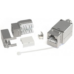 Hyperline KJNE-8P8C-C6A-90-SH-F-WH Вставка Keystone Jack RJ-45(8P8C), категория 6A, экранированная, 110 IDC, заделка с помощью NE-TOOL, белая Hyperline KJNE-8P8C-C6A-90-SH-F-WH Вставка Keystone Jack RJ-45(8P8C), категория 6A, экранированная, 110 IDC, заделка с помощью NE-TOOL, белая