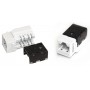 Hyperline KJNE-8P8C-C6A-90-WH Вставка Keystone Jack RJ-45(8P8C), категория 6A, 110 IDC, заделка с помощью NE-TOOL, белая Hyperline KJNE-8P8C-C6A-90-WH Вставка Keystone Jack RJ-45(8P8C), категория 6A, 110 IDC, заделка с помощью NE-TOOL, белая
