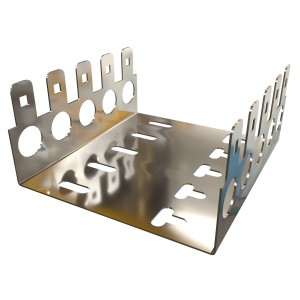 Hyperline KR-FRAME-50 Рама (монтажный хомут) глубиной 50мм для крепления 5-и плинтов для телефонии Hyperline KR-FRAME-50 Рама (монтажный хомут) глубиной 50мм для крепления 5-и плинтов для телефонии