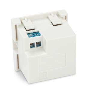 Hyperline M45-USBCH2-WH Модуль розетки USB для зарядки, 2 порта, 2М, 4.2А, 5В, 45x45мм, белый Hyperline M45-USBCH2-WH Модуль розетки USB для зарядки, 2 порта, 2М, 4.2А, 5В, 45x45мм, белый