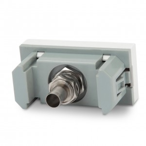 Hyperline M45/2-PAL-WH Модуль розетки TV, 1М, 45x22.5мм, белый Hyperline M45/2-PAL-WH Модуль розетки TV, 1М, 45x22.5мм, белый