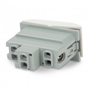 Hyperline M45/2-SW-WH Выключатель, 1М, 45x22.5мм, белый Hyperline M45/2-SW-WH Выключатель, 1М, 45x22.5мм, белый