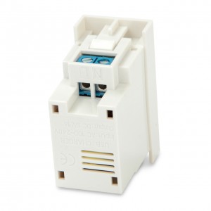 Hyperline M45/2-USBCH1-WH Модуль розетки USB для зарядки, 1 порт, 1М, 1А, 5В, 45x22.5мм, белый Hyperline M45/2-USBCH1-WH Модуль розетки USB для зарядки, 1 порт, 1М, 1А, 5В, 45x22.5мм, белый