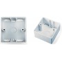 Hyperline MB-E-35 Коробка для настенного монтажа 80x80x45 мм, французский стандарт Hyperline MB-E-35 Коробка для настенного монтажа 80x80x45 мм, французский стандарт