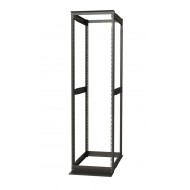 Hyperline ORK2A-3281-RAL9005 Открытая стойка 19-дюймовая (19), 32U, высота 1625 мм, двухрамная, ширина 550 мм, глубина регулируется 800-1250 мм, цвет черный (RAL 9005)