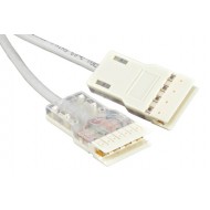 Hyperline PC-110-110-4P-C5e-1M-GY Патч-корд 110 тип-110 тип, 4 пары, Cat.5e, 1 м, серый