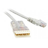 Hyperline PC-110-RJ45-4P-C5e-3M-LSZH-GY Патч-корд 110 тип - RJ-45, 4 пары, Cat.5e, LSZH, 3 м, серый