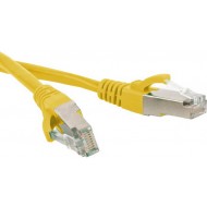 Hyperline PC-LPM-SFTP-RJ45-RJ45-C6-1M-LSZH-YL Патч-корд SF/UTP, экранированный, Cat.6 (100% Fluke Component Tested), LSZH, 1 м, желтый
