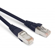Hyperline PC-LPM-STP-RJ45-RJ45-C5e-1.5M-LSZH-BK Патч-корд F/UTP, экранированный, Cat.5е (100% Fluke Component Tested), LSZH, 1.5 м, черный
