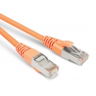 Hyperline PC-LPM-STP-RJ45-RJ45-C5e-1.5M-LSZH-OR Патч-корд F/UTP, экранированный, Cat.5е (100% Fluke Component Tested), LSZH, 1.5 м, оранжевый