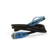 Hyperline PC-LPM-UTP-RJ45-RJ45-C6-1M-LSZH-BK Патч-корд U/UTP, Cat.6 (100% Fluke Component Tested), LSZH, 1 м, черный