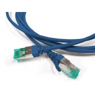 Hyperline PC-LPT-SFTP-RJ45-RJ45-C6a-1M-LSZH-BL Патч-корд S/FTP, экранированный, категория 6a (100% Fluke Component Tested), 30AWG, LSZH, 1 м, синий