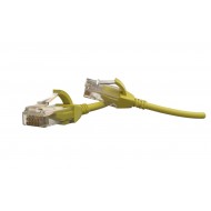 Hyperline PC-LPT-UTP-RJ45-RJ45-C6-3M-LSZH-YL Патч-корд U/UTP, категория 6 (100% Fluke Component Tested), 28AWG, LSZH, 3 м, желтый