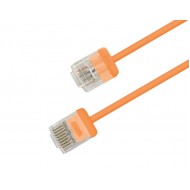 Hyperline PC-LPU-UTP-RJ45-RJ45-C6-3M-LSZH-OR Патч-корд U/UTP, категория 6 (100% Fluke Component Tested), 32AWG, LSZH, 3 м, оранжевый