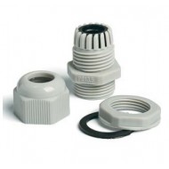 Hyperline PG-42 Кабельный ввод (зажим кабельный с контргайкой), под кабель D36мм, IP68, цвет серый