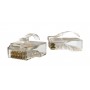 Hyperline PLEZ-8P8C-UA-C6-100 Разъем легкой оконцовки RJ-45 (8P8C) под витую пару, язычок Arch, категория 6 (50 µ/ 50 микродюймов), универсальный (для одножильного и многожильного кабеля) (100 шт.) Hyperline PLEZ-8P8C-UA-C6-100 Разъем легкой оконцовки RJ-45 (8P8C) под витую пару, язычок Arch, категория 6 (50 µ/ 50 микродюймов), универсальный (для одножильного и многожильного кабеля) (100 шт.)