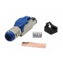 Hyperline PLUE-8P8C-S-C8-SH-BL Разъем полевой оконцовки RJ-45 (8P8C) под витую пару, для одножильного кабеля, toolless, категория 8, экранированный, накручивающийся хвостовик, синий, IDC Hyperline PLUE-8P8C-S-C8-SH-BL Разъем полевой оконцовки RJ-45 (8P8C) под витую пару, для одножильного кабеля, toolless, категория 8, экранированный, накручивающийся хвостовик, синий, IDC