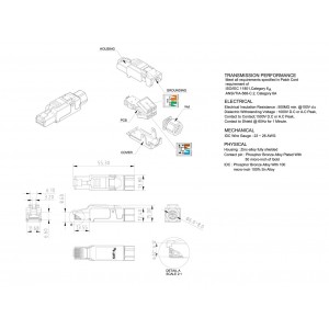 Hyperline PLUF-8P8C-S-C6A-SH Разъем RJ-45 (8P8C) под витую пару, полевая заделка, категория 6A, экранированный, для одножильного кабеля (внешний диаметр кабеля 6-8 мм, 23-26 AWG), накручивающийся хвостовик Hyperline PLUF-8P8C-S-C6A-SH Разъем RJ-45 (8P8C) под витую пару, полевая заделка, категория 6A, экранированный, для одножильного кабеля (внешний диаметр кабеля 6-8 мм, 23-26 AWG), накручивающийся хвостовик