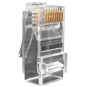 Hyperline PLUG-8P8C-U-C6-100 Разъем RJ-45(8P8C) под витую пару, категория 6 (50 µ/ 50 микродюймов), универсальный (для одножильного и многожильного кабеля) (100 шт) Hyperline PLUG-8P8C-U-C6-100 Разъем RJ-45(8P8C) под витую пару, категория 6 (50 µ/ 50 микродюймов), универсальный (для одножильного и многожильного кабеля) (100 шт)