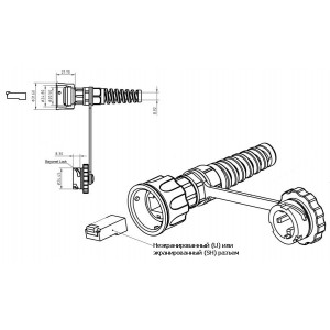 Hyperline PLUG-IE-8P8C-P-C5-SH Промышленный разъем RJ-45 (8P8C) под витую пару, IP67, категория 5e, с защитной крышкой, экранированный (SH) Hyperline PLUG-IE-8P8C-P-C5-SH Промышленный разъем RJ-45 (8P8C) под витую пару, IP67, категория 5e, с защитной крышкой, экранированный (SH)