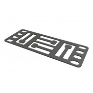 Hyperline PMR-1U-T-RAL9005 Кронштейн 1U, Т-пазы, цвет черный RAL9005 (8 шт. в комплекте)