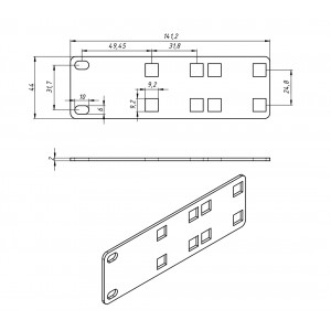 Hyperline PMV1-RAL9005 Кронштейн для крепления 19 дюймового и вертикального оборудования сбоку стоек (2 шт. в комплекте) Hyperline PMV1-RAL9005 Кронштейн для крепления 19 дюймового и вертикального оборудования сбоку стоек (2 шт. в комплекте)