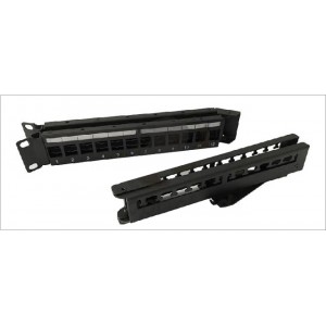 Hyperline PPBL5A-19-48-RM Модульная патч-панель 19, 48 портов, угловая, 2U, для неэкранированных модулей Keystone Jack, с 2-мя задними кабельными организаторами (без модулей) Hyperline PPBL5A-19-48-RM Модульная патч-панель 19, 48 портов, угловая, 2U, для неэкранированных модулей Keystone Jack, с 2-мя задними кабельными организаторами (без модулей)