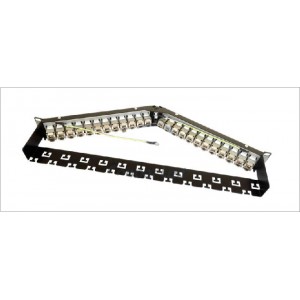 Hyperline PPBL5A-19-48-RM Модульная патч-панель 19, 48 портов, угловая, 2U, для неэкранированных модулей Keystone Jack, с 2-мя задними кабельными организаторами (без модулей) Hyperline PPBL5A-19-48-RM Модульная патч-панель 19, 48 портов, угловая, 2U, для неэкранированных модулей Keystone Jack, с 2-мя задними кабельными организаторами (без модулей)