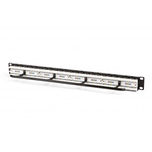 Hyperline PPHD-19-48-8P8C-C6-110D Патч-панель высокой плотности 19, 1U, 48 портов RJ-45, категория 6, Dual IDC Hyperline PPHD-19-48-8P8C-C6-110D Патч-панель высокой плотности 19, 1U, 48 портов RJ-45, категория 6, Dual IDC