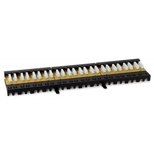 Hyperline PPHD-19-48-8P8C-C6A-110D Патч-панель высокой плотности 19, 1U, 48 портов RJ-45, неэкранированная, категория 6A, Dual IDC Hyperline PPHD-19-48-8P8C-C6A-110D Патч-панель высокой плотности 19, 1U, 48 портов RJ-45, неэкранированная, категория 6A, Dual IDC