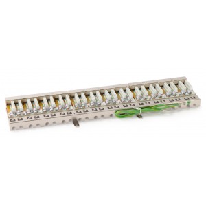 Hyperline PPHD-19-48-8P8C-C6A-SH-110D Патч-панель высокой плотности 19, 1U, 48 портов RJ-45, полный экран, категория 6A, Dual IDC Hyperline PPHD-19-48-8P8C-C6A-SH-110D Патч-панель высокой плотности 19, 1U, 48 портов RJ-45, полный экран, категория 6A, Dual IDC