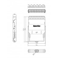 Hyperline PPTR-CSS-1-6xDLC-MM/BG-BL Корпус кассеты для оптических претерминированных решений, 6 дуплексных портов LC/PC, ввод кабеля, возможна установка проходного адаптера MPO, для многомодового кабеля, синий корпус/бежевые порты