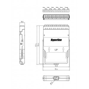 Hyperline PPTR-CSS-1-6xDLC-SM/GN-BL Корпус кассеты для оптических претерминированных решений, 6 дуплексных портов LC/APC, ввод кабеля, возможна установка проходного адаптера MPO, для одномодового кабеля, синий корпус/зеленые порты Hyperline PPTR-CSS-1-6xDLC-SM/GN-BL Корпус кассеты для оптических претерминированных решений, 6 дуплексных портов LC/APC, ввод кабеля, возможна установка проходного адаптера MPO, для одномодового кабеля, синий корпус/зеленые порты