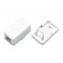 Hyperline SBB3-1-WH Корпус настенной розетки для установки 1-ой вставки типа Keystone Jack, белый Hyperline SBB3-1-WH Корпус настенной розетки для установки 1-ой вставки типа Keystone Jack, белый