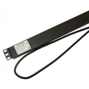 Hyperline SHE-15SH-1IEC-BF-2.5EU Блок розеток, вертикальный, 15 розеток Schuko, 1 розетка IEC320 C13, авт. выключатель, защита от перенапряжения, кабель питания 2.5м (3х1.5мм2) с вилкой Schuko 16A, 250В, 1040x44.4x44.4мм (ДхШхВ), корпус алюминий, черный Hyperline SHE-15SH-1IEC-BF-2.5EU Блок розеток, вертикальный, 15 розеток Schuko, 1 розетка IEC320 C13, авт. выключатель, защита от перенапряжения, кабель питания 2.5м (3х1.5мм2) с вилкой Schuko 16A, 250В, 1040x44.4x44.4мм (ДхШхВ), корпус алюминий, черный