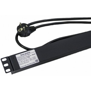 Hyperline SHE-15SH-3IEC-B-2.5EU Блок розеток, вертикальный, 15 розеток Schuko, 3 розетки IEC320 C13, автоматический выключатель, кабель питания 2.5м (3х1.5мм2) с вилкой Schuko 16A, 250В, 1040x44.4x44.4мм (ДхШхВ), корпус алюминий, черный Hyperline SHE-15SH-3IEC-B-2.5EU Блок розеток, вертикальный, 15 розеток Schuko, 3 розетки IEC320 C13, автоматический выключатель, кабель питания 2.5м (3х1.5мм2) с вилкой Schuko 16A, 250В, 1040x44.4x44.4мм (ДхШхВ), корпус алюминий, черный