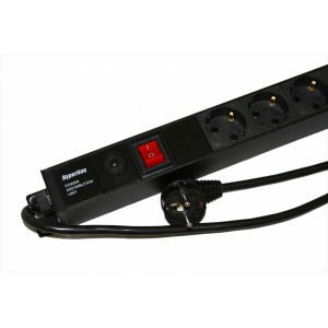 Hyperline SHE-15SH-3IEC-SF-2.5EU Блок розеток, вертикальный, 15 розеток Schuko, 3 розетки IEC320 C13, выключ. с подсветкой, защита от перенапряж., кабель питания 2.5м (3х1.5мм2) с вилкой Schuko 16A, 250В, 1040x44.4x44.4мм (ДхШхВ), корпус алюминий, черный Hyperline SHE-15SH-3IEC-SF-2.5EU Блок розеток, вертикальный, 15 розеток Schuko, 3 розетки IEC320 C13, выключ. с подсветкой, защита от перенапряж., кабель питания 2.5м (3х1.5мм2) с вилкой Schuko 16A, 250В, 1040x44.4x44.4мм (ДхШхВ), корпус алюминий, черный