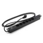 Hyperline SHE19-6SH-2.5EU Блок розеток для 19 шкафов, горизонтальный, 6 розеток Schuko, кабель питания 2.5м (3х1.5мм2) с вилкой Schuko 16A, 250В, 482.6x44.4x44.4мм (ШхГхВ), корпус алюминий, черный Hyperline SHE19-6SH-2.5EU Блок розеток для 19 шкафов, горизонтальный, 6 розеток Schuko, кабель питания 2.5м (3х1.5мм2) с вилкой Schuko 16A, 250В, 482.6x44.4x44.4мм (ШхГхВ), корпус алюминий, черный